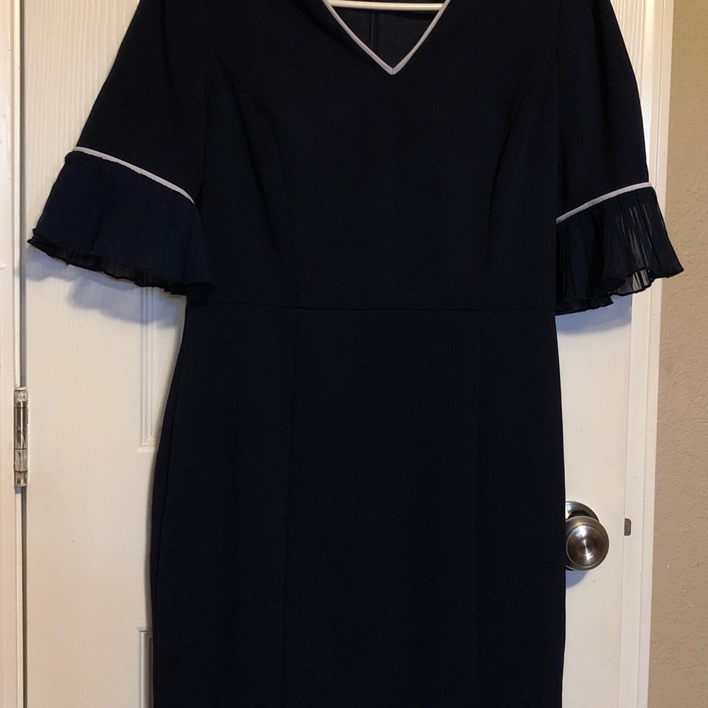 Glamour Midnight Blue Long Sleeve Dress